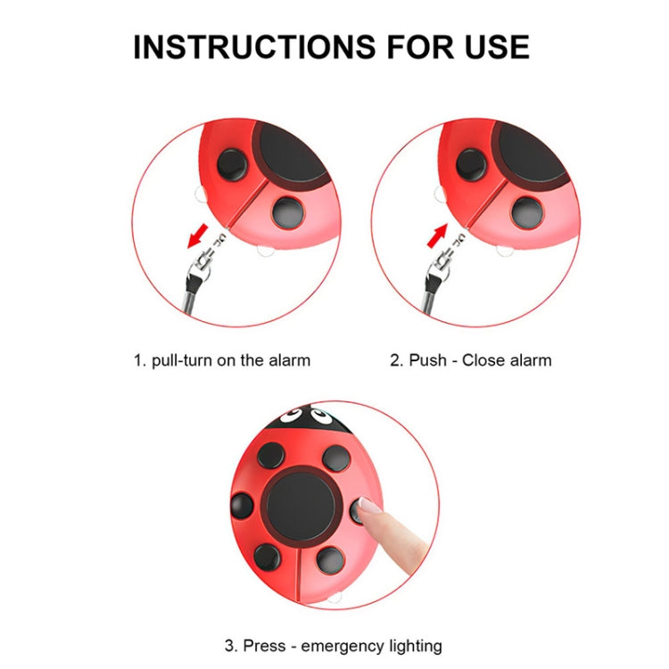 Ladybug Personal Alarm, Self-defense Defend Wolf, Mini Alarm for Girl and Kids Ladybug Personal Alarm, Self-defense Defend Wolf, Mini Alarm for Girl and Kids